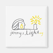 Aimant blanc (Devant)