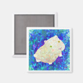 Aimant blanc (Recto/Verso)