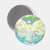 Aimant blanc à angle clair (Recto/Verso)