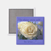 Aimant blanc classique (Recto/Verso)