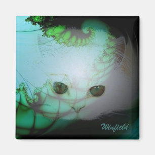 Aimant blanc de Kitty