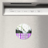 Aimant Blanc et violet Enregistrer la date (In Situ (Lave-vaisselle))