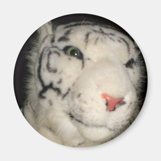 Aimant blanc Tigre 1 (Devant)