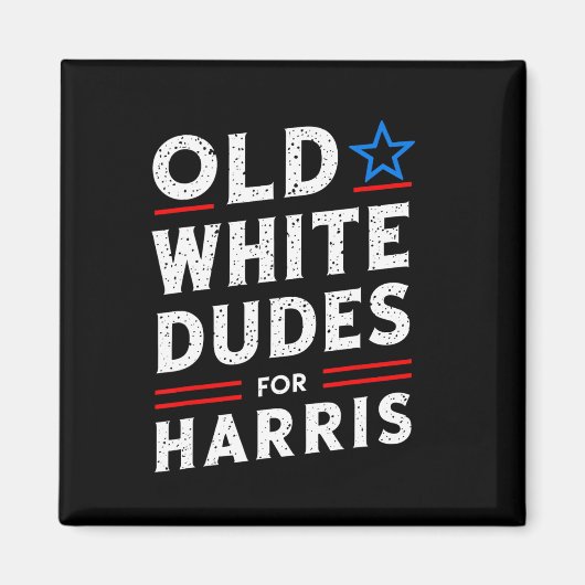 Aimant Blancs Pour Harris Kamala 2024 (Devant)