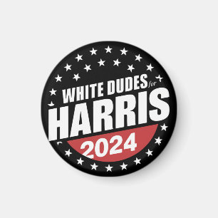 Aimant Blancs pour Kamala Harris Élection 2024