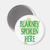 Aimant Blarney Parlé Ici (Recto/Verso)