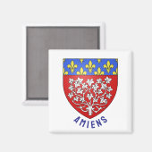 Aimant Blason d'Amiens, France (Recto/Verso)