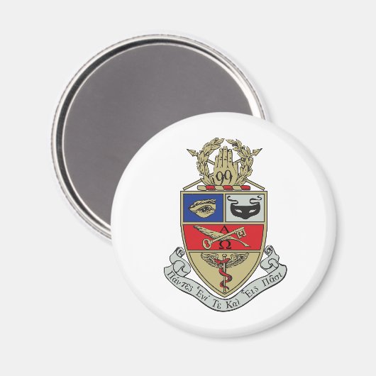 Aimant Blason de Kappa Psi (Recto/Verso)