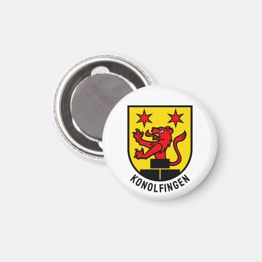 Aimant Blason de Konolfingen, Suisse (Recto/Verso)