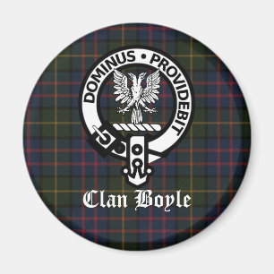 Aimant Blason et tartan du clan Boyle