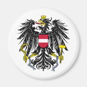Aimant Blason national Autriche symbole emblème drapeau