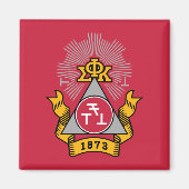 Aimant Blason Phi Sigma Kappa (Devant)