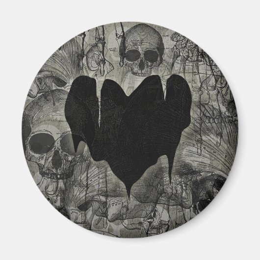 Aimant Bleak Heart Gothique Valentine (Devant)