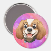 Aimant Blenheim Cavalier King Charles Spaniel (Recto/Verso)