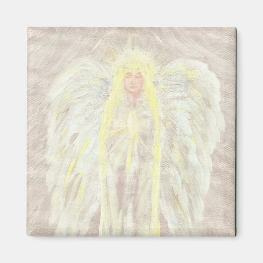Aimant Blessé Ange de Lumière Dorée (Devant)