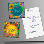 Aimant Blessé Floral tendance Whimsical Inspirationnel am