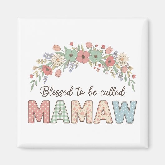 Aimant Blessed to be called Mamaw (Devant)