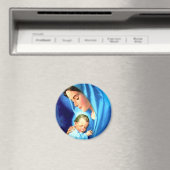 Aimant Blessed Virgin Mary with Baby Jesus (In Situ (Lave-vaisselle))