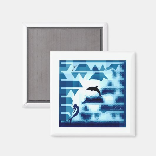 Aimant Bleu (Recto/Verso)