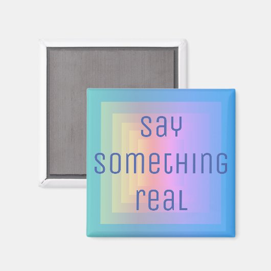 Aimant bleu (Recto/Verso)