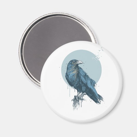 Aimant bleu (Recto/Verso)