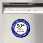 Aimant Bleu, Blanc, Souvenirs Retrouvailles pas chers 50è (In Situ (Lave-vaisselle))