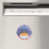 Aimant bleu de Cute kawaii (In Situ (Lave-vaisselle))
