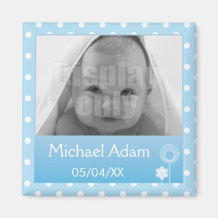 Aimant bleu de photo