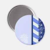 Aimant Bleu d'hiver (Recto/Verso)