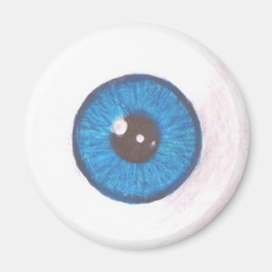Aimant bleu d'oeil déplaisant (Devant)