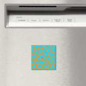 Aimant Bleu Empreinte de léopard (In Situ (Lave-vaisselle))