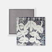 Aimant Bleu et blanc (Recto/Verso)