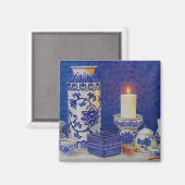 aimant bleu et blanc (Recto/Verso)