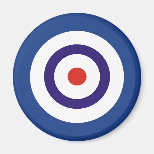 AIMANT BLEU ET BLANC (Devant)