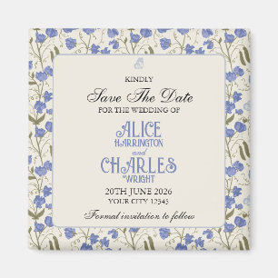Aimant Bleu et crème de pois doux