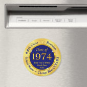 Aimant Bleu et or, Classe 1974, Classe Réunion (In Situ (Lave-vaisselle))