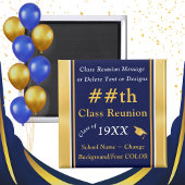 Aimant Bleu et or, Classe économique Cadeaux de Réunion