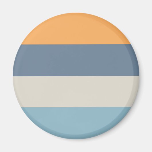 Aimant Bleu et orange triés (Devant)