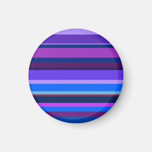 Aimant Bleu et violet bandes horizontales (Devant)
