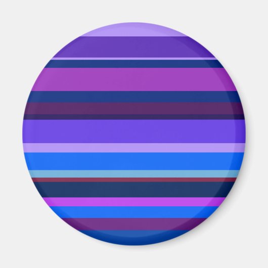 Aimant Bleu et violet bandes horizontales (Devant)