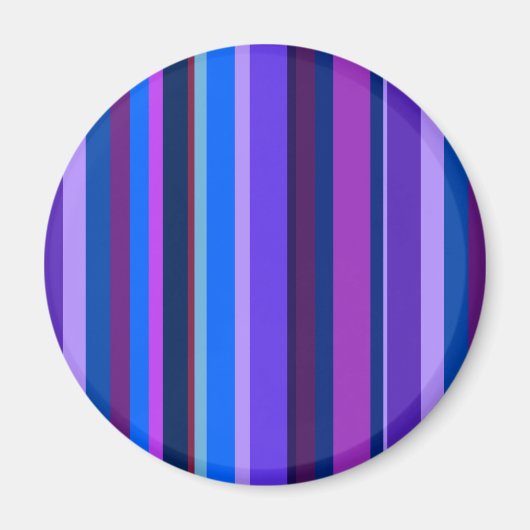 Aimant Bleu et violet bandes verticales (Devant)