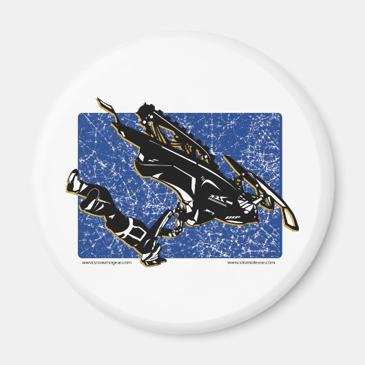 Aimant Bleu GRÂCE (Devant)