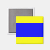 Aimant Bleu jaune Delta (Recto/Verso)