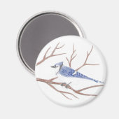 Aimant bleu Jay (Recto/Verso)
