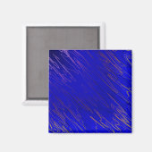 Aimant Bleu marbré (Recto/Verso)