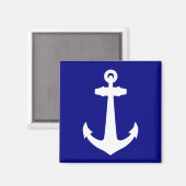 Aimant Bleu marine (Recto/Verso)