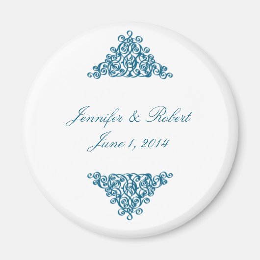 Aimant Bleu marocain (Devant)