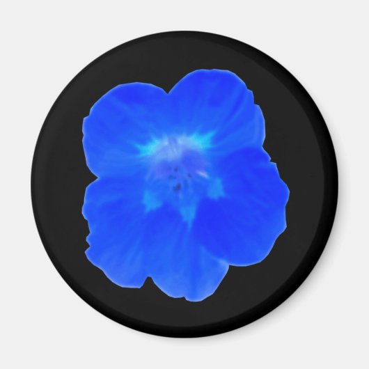 Aimant bleu Nasturtium (Devant)