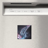 Aimant Bleu nébuleux Abstrait et violet (In Situ (Lave-vaisselle))