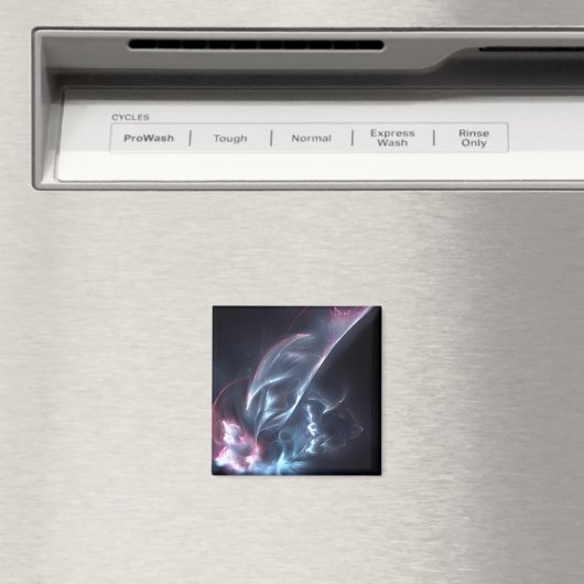 Aimant Bleu nébuleux Abstrait et violet (In Situ (Lave-vaisselle))